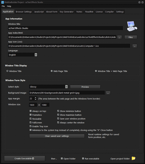 WebExeBuilder